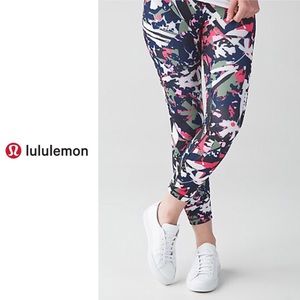 Lululemon colorful printed leggings size 4